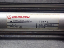 Load image into Gallery viewer, Norgren CB03A-B18-AMA00 Cylinder 1-1/8" Bore 3" Stroke 150PSI Max Used Warranty