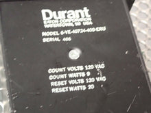 Load image into Gallery viewer, Durant 6-YE-40724-400-ERU 6 Digit Counter 120VAC 9Watts Used With Warranty