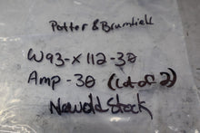 Load image into Gallery viewer, Potter & Brumfield W93-X112-30 30A 277VAC 3-Pole Circuit Breakers New (Lot of 2)