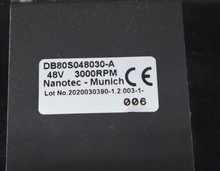 Load image into Gallery viewer, DB80S048030-A 48V 3000RPM Motor W/ NIDEC NEVSF-27B-K-14BE14 27:1 Ratio See Pics