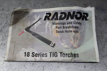Load image into Gallery viewer, RADNOR 18-25-R Torch Package 25' Braided Cable 64005488 New Old Stock