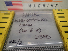 Load image into Gallery viewer, FANUC A03B-0819-C001 ABU10A 10-Slot Chassis Used With Warranty (Lot of 2)