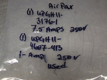 Load image into Gallery viewer, Airpax UPGH11-3176-1 7.5A 250V (1) UPGH11-4607-413 1A 250V Used (Lot of 2)