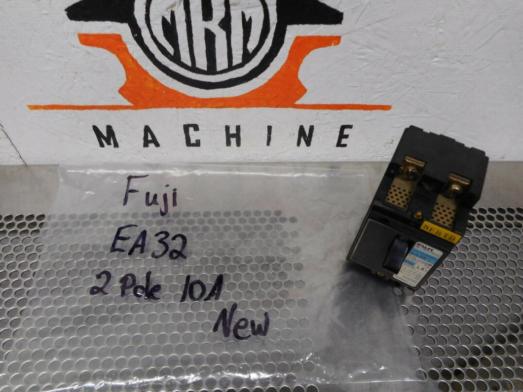 Fuji Electric EA32 11-1429 Circuit Breaker 10A 2Pole AC220V 2.5kA AC415V New