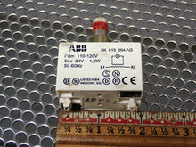 Load image into Gallery viewer, ABB SK 615 004-AG Contact Block Light Module 110-120V 24V-1,5W 50/60Hz Used
