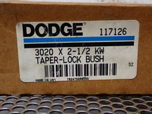 Load image into Gallery viewer, DODGE 117123 3020 X 2-1/2 KW Taper Lock Bushings New Old Stock (Lot of 2)
