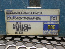 Load image into Gallery viewer, Mac Valves 82A-AC-CAA-TM-DAAP-2DA Solenoid Valve &amp; TM-DAAJ-2DA 120/60 110/50
