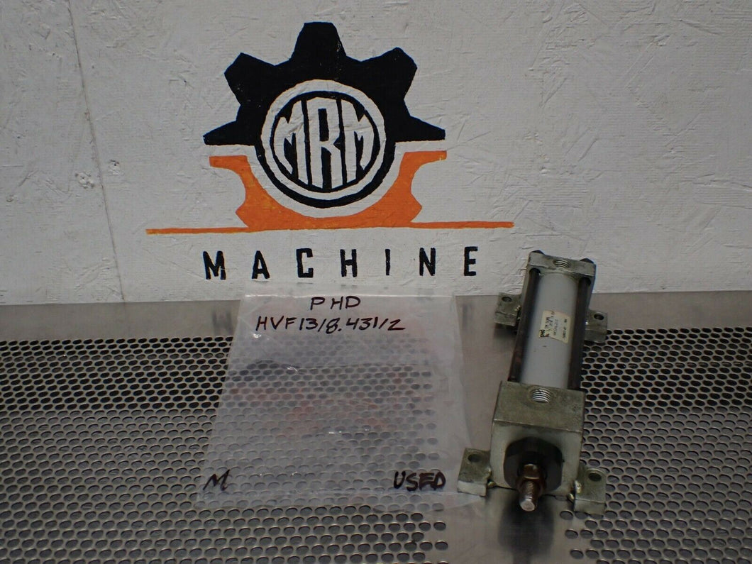 PHD HVF13/8X31/2 Pneumatic Cylinder Used With Warranty See All Pictures