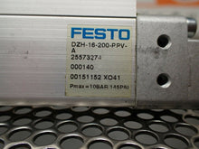 Load image into Gallery viewer, FESTO DZH-16-200-PPV-A Flat Cylinder 10BAR 145PSI Used With Warranty
