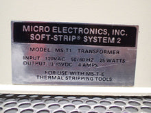 Load image into Gallery viewer, Micro Electronics Inc MS-T1 Soft Strip System 2 Transformer 120VAC 50/60Hz 4A
