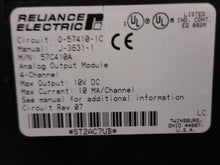 Load image into Gallery viewer, Reliance Electric 57C410A 0-57410-1C Analog Output Module 4 Channel W/ Warranty
