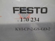 Load image into Gallery viewer, Festo 170234 KVI-CP-2-GS-GD-2 Proximity Cable Connector New (Lot of 5)
