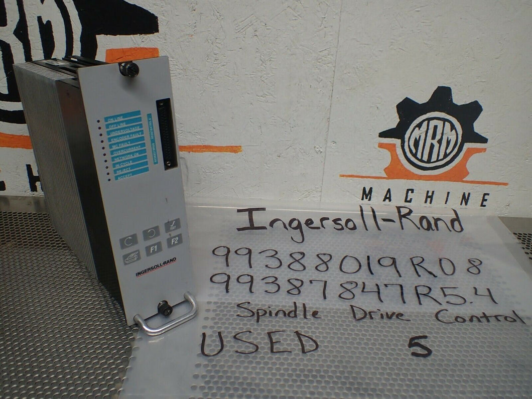 Ingersoll-Rand 99388019R08 99387847R5.4 Spindle Drive Control Used W/ Warranty