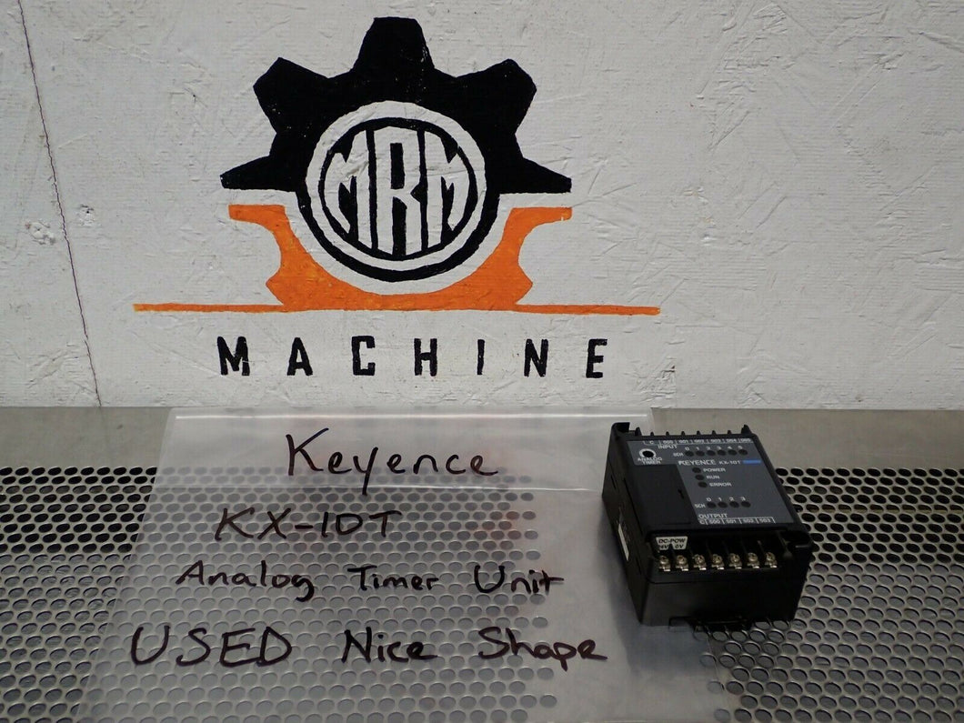 Keyence KX-10T Analog Timer Unit Used With Warranty