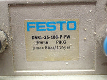 Load image into Gallery viewer, FESTO DSRL-25-180-P-FW 30656 Rotary Actuator Used With Warranty (Lot of 2)
