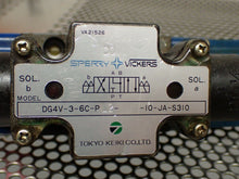 Load image into Gallery viewer, Sperry Vickers DG4V-3-6C-PL2-H-10-JA-S310 Valve W/ (2) VA9842A 24VDC Coils Used
