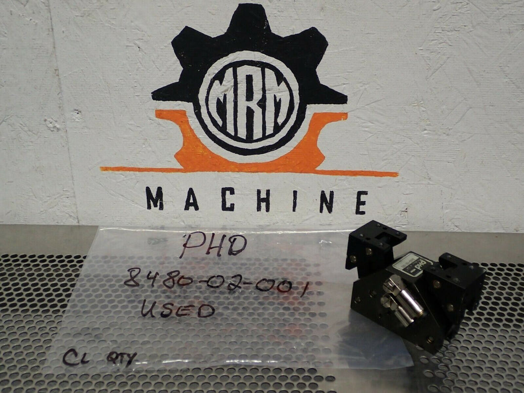 PHD 8480-02-001 Pneumatic Gripper Used With Warranty Fast Free Shipping