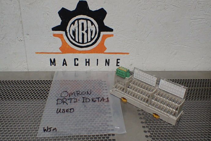 Omron DRT2-ID16TA-1 Remote Terminal 24VDC 1.5W Used With Warranty See Pictures - MRM Machine