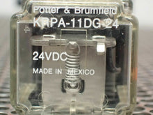 Load image into Gallery viewer, Potter &amp; Brumfield KRPA-11DG-24 24VDC Relays 8 Pin Used With Warranty (Lot of 4)
