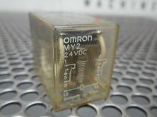 Load image into Gallery viewer, Omron MY2 24VDC Relays 8 Blade 24VDC Coil Used With Warranty (Lot of 3)
