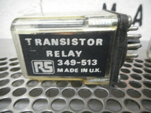 Load image into Gallery viewer, RS Components 349-513 Transistor Relay 24VDC Power Supply 11 Pin Used (Lot of 4)
