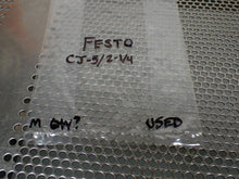 Load image into Gallery viewer, FESTO CJ-5/2-1/4 Pneumatic Valve Used With Warranty See All Pictures
