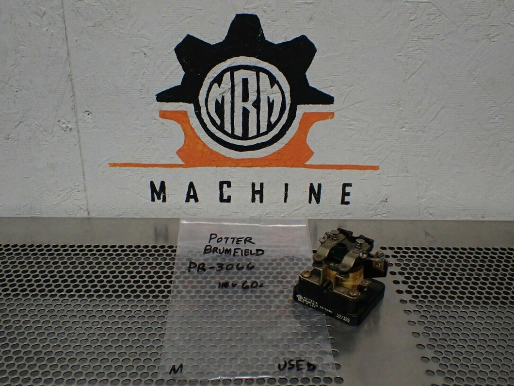 Potter & Brumfield PR-3066 Contactor Relay 115V 60C Used With Warranty