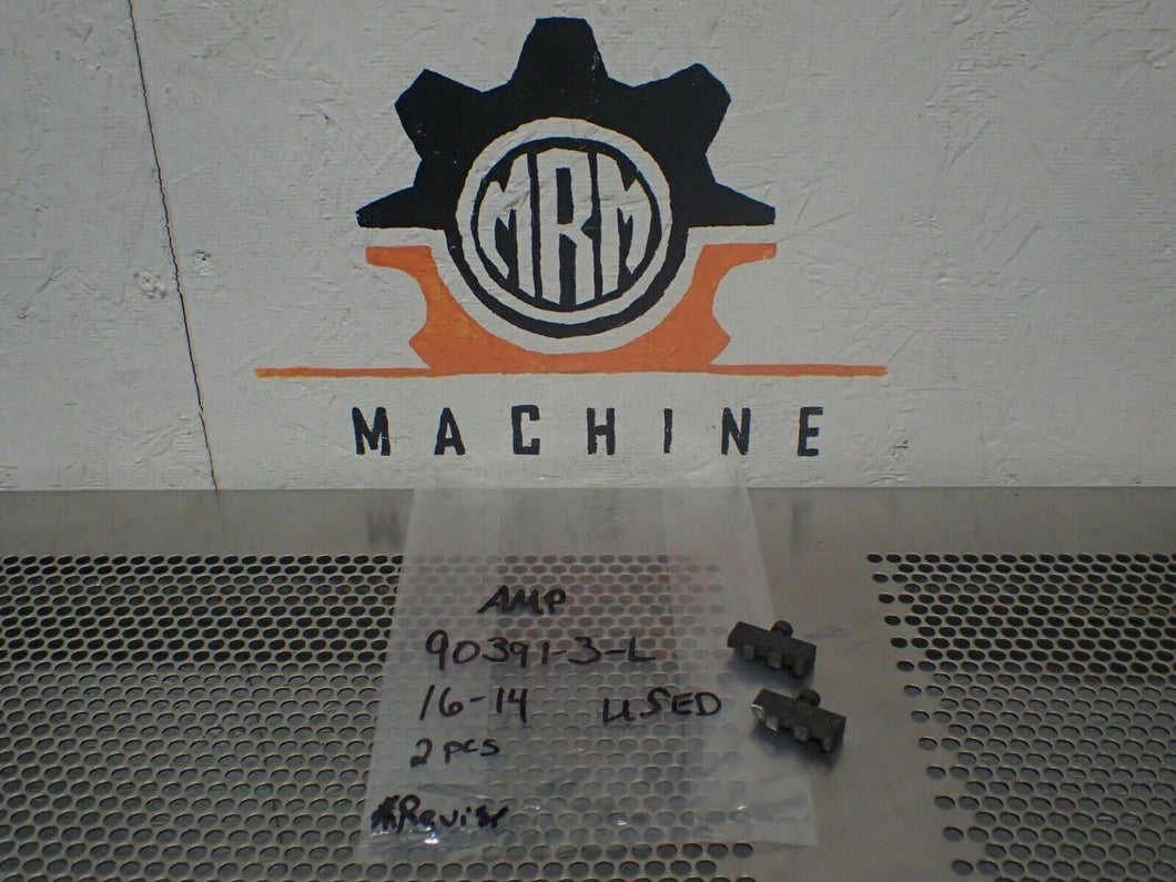 AMP 90391-3-L Crimp Die (2 Top Pieces) Used With Warranty See All Pictures