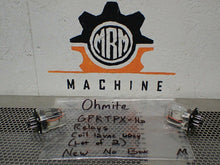 Load image into Gallery viewer, Ohmite GPRTPX-16 Relays Coil 12VAC 60Cy 8 Pin New Old Stock (Lot of 2)
