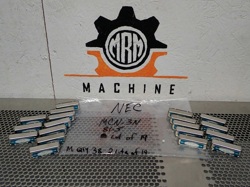 NEC MCN-3N 81-5 Relays New Old Stock (Lot of 19) See All Pictures