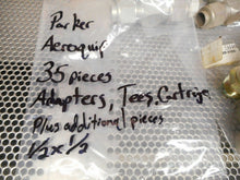Load image into Gallery viewer, Parker Aeroquip (35) Adapters, Tee Fittings, Cartridges 1/2X1/2 3/8X3/8 And More
