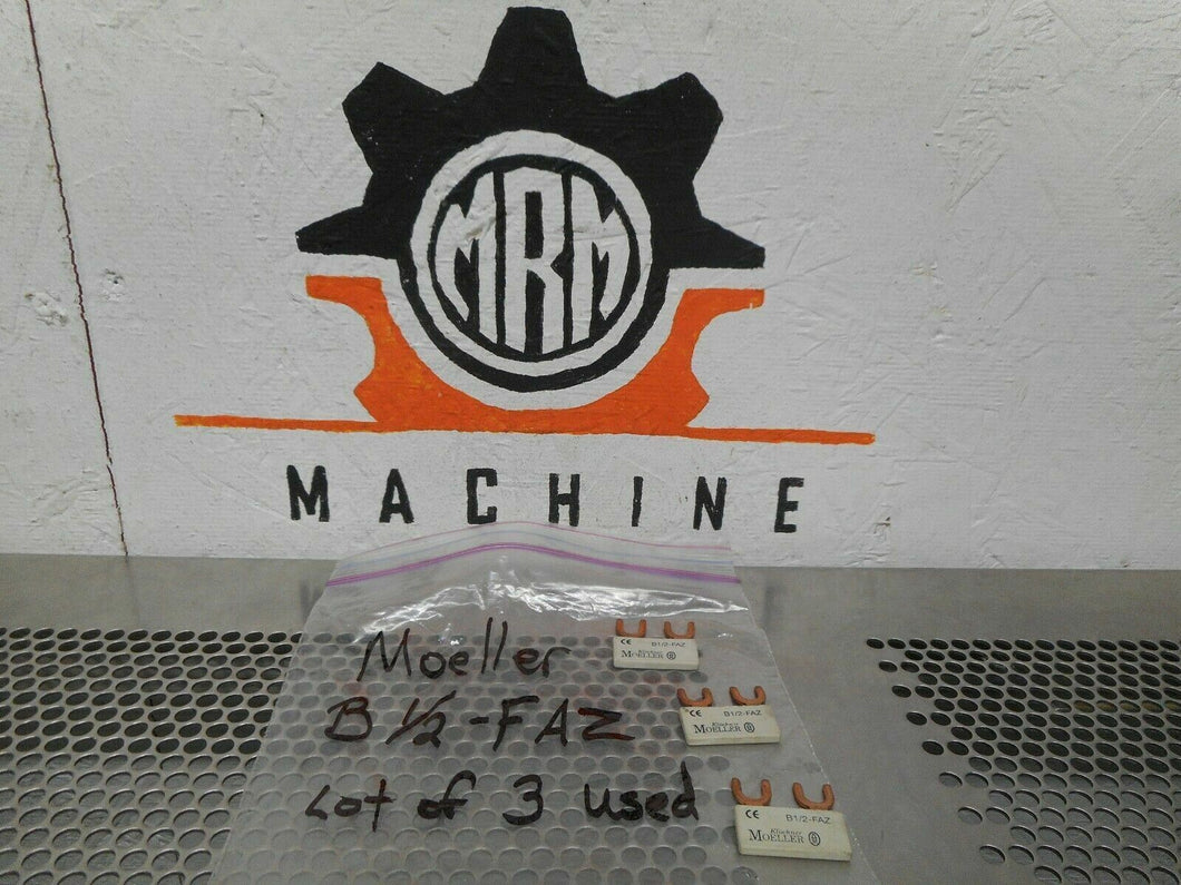 Klockner-Moeller B1/2-FAZ Buss Bar Used With Warranty (Lot of 3)