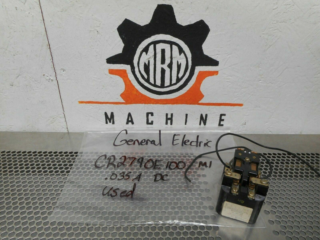 General Electric CR2790E100 Relay Coil .035A DC Used With Warranty