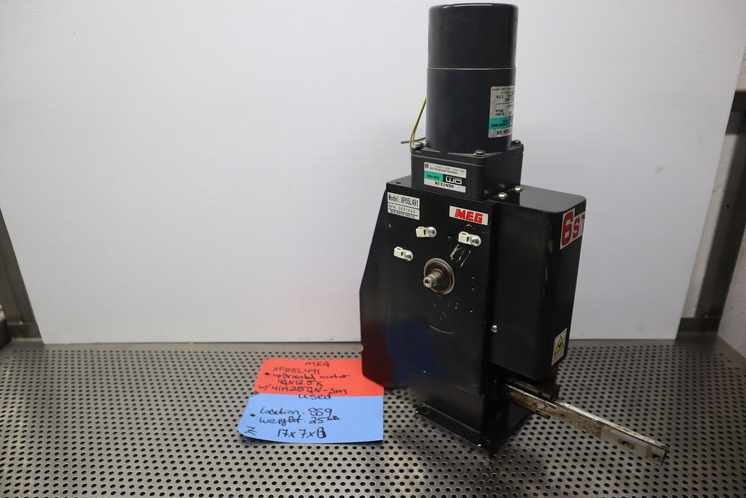 MEG XP05L491 Orient Motor 4IK25GN-SM Motor W/ 4GN12.5K Gear Head See All Pics