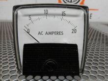 Load image into Gallery viewer, 0-20 AC Amperes Panel Meter Used Nice Shape With Warranty
