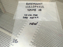 Load image into Gallery viewer, Rosemount 1151DP4S12 Pressure Transmitter -15 To 15INWC 4-20mA 45VDC WP2000 NEW

