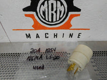 Load image into Gallery viewer, NYLON NEMA L5-20 Turn &amp; Pull 20A 125V Plug Used With Warranty
