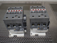 Load image into Gallery viewer, ABB A75-30 Contactor 110/120V 50/60Hz Contactor CAL5-11 &amp; RC5-2/133 (Lot of 2)
