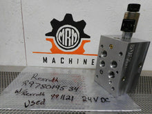 Load image into Gallery viewer, Rexroth R978019534 Aluminium Manifold Block &amp; 991121 24VDC Coil Used W/ Warranty
