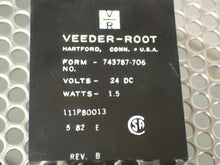 Load image into Gallery viewer, Veeder-Root 743787-706 24VDC 1.5Watts 7 Digit Counter New Old Stock
