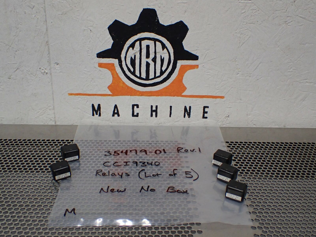 35479-01 Rev.1 CCI9340 Relays New No Box (Lot of 5) See All Pics