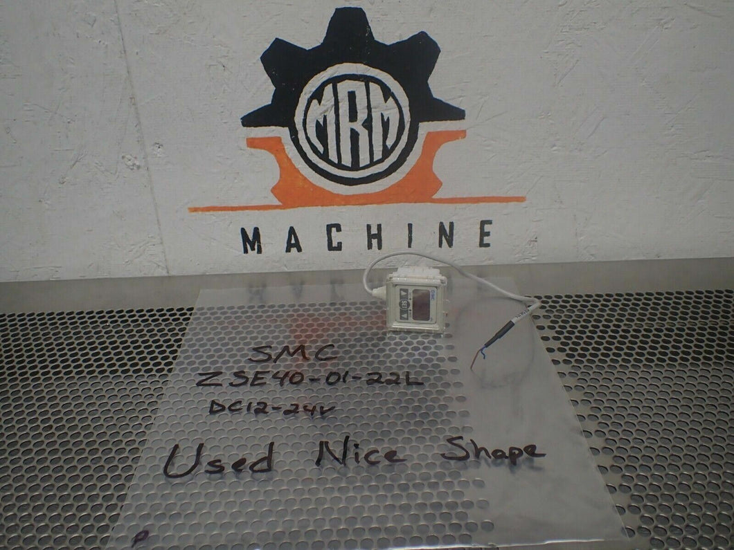 SMC ZSE40-01-22L DC12-24V Digital Vacuum Pressure Switch Used With Warranty
