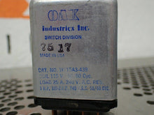 Load image into Gallery viewer, OAK W115A3-439 Relay 115V 50/60Cy Coil Used With Warranty See All Pictures
