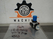 Load image into Gallery viewer, Festo LR-1/4-D-MINI-N &amp; LR-D-MINI Regulator With Gauge 0-16bar 0-220PSI Used
