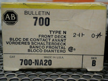 Load image into Gallery viewer, Allen Bradley 700-NA20 Ser B Type N Front Deck New Old Stock
