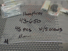 Load image into Gallery viewer, Humphrey 43-650 Hardware (45 Piece Lot) With Screws New Old Stock
