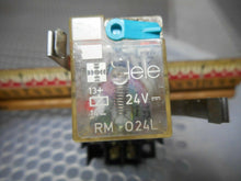 Load image into Gallery viewer, Tele RM-024L 24V Relay 15A 125kVA Fuji Electric TP58X2 Relay Base Used Warranty
