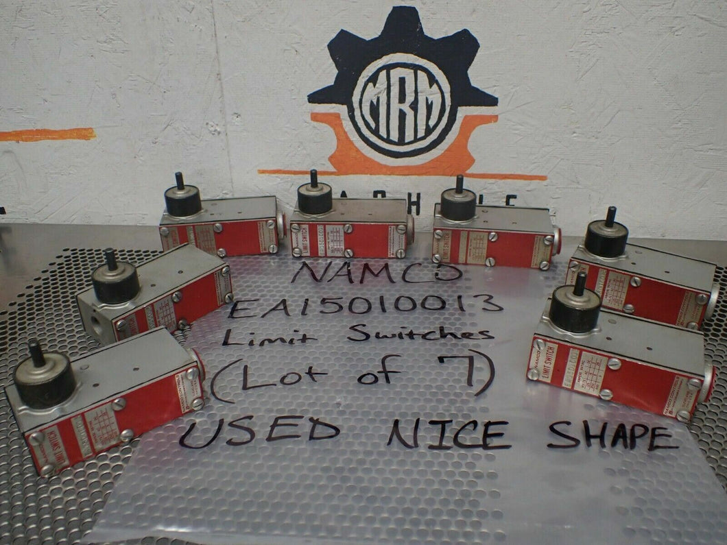NAMCO EA15010013 Limit Switches Used With Warranty (Lot of 7)