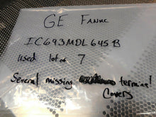Load image into Gallery viewer, GE Fanuc IC693MDL645B Input Modules 24VDC 16PT POS/NEG LOGIC Used (Lot of 7)
