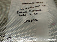 Load image into Gallery viewer, BOOM/WINCH Switch ESC MS3180-20CA 9111 83 FRANCE 3950URIAMS 3116F 20 16P Used
